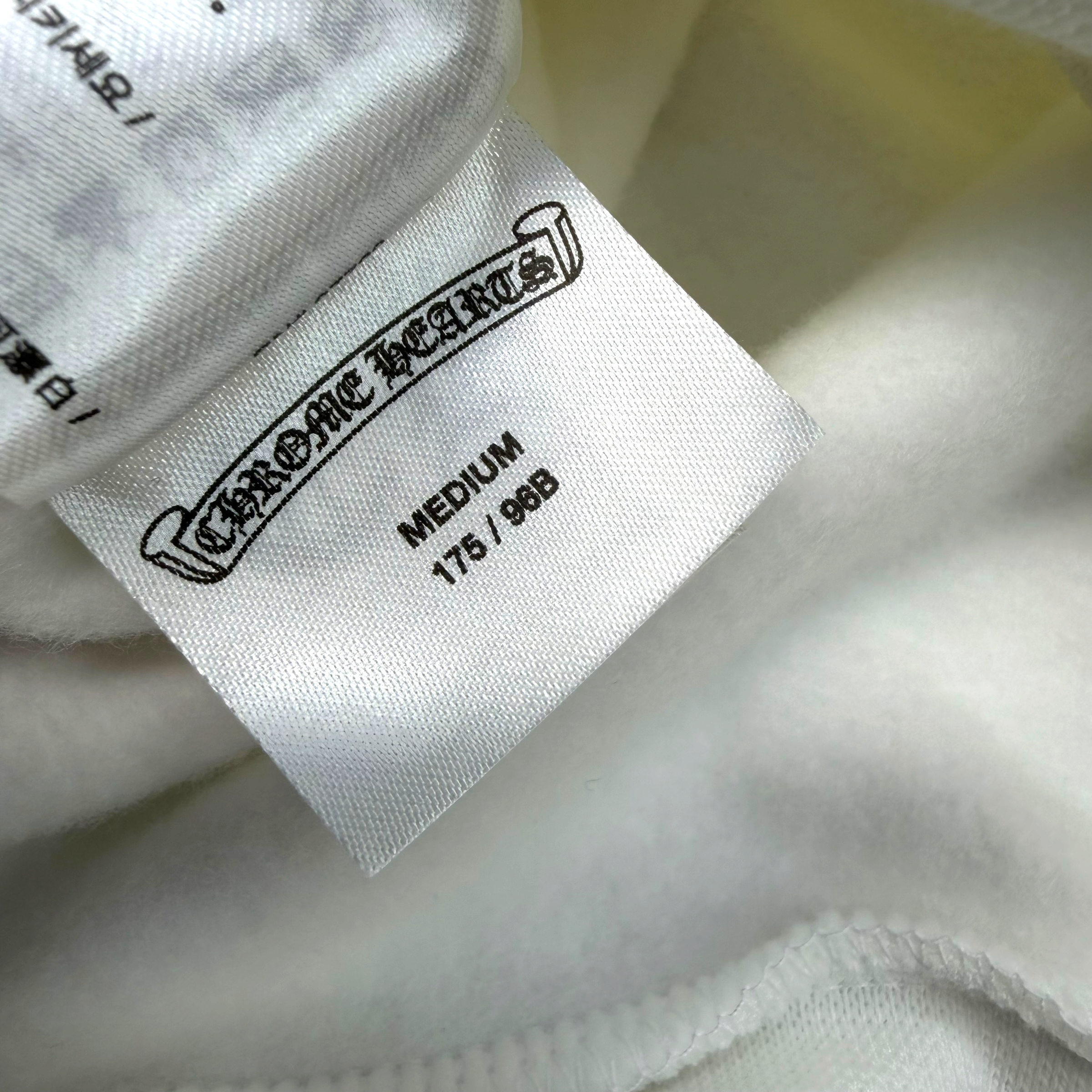 Chrome Hearts Silver Foil Hoodie White M