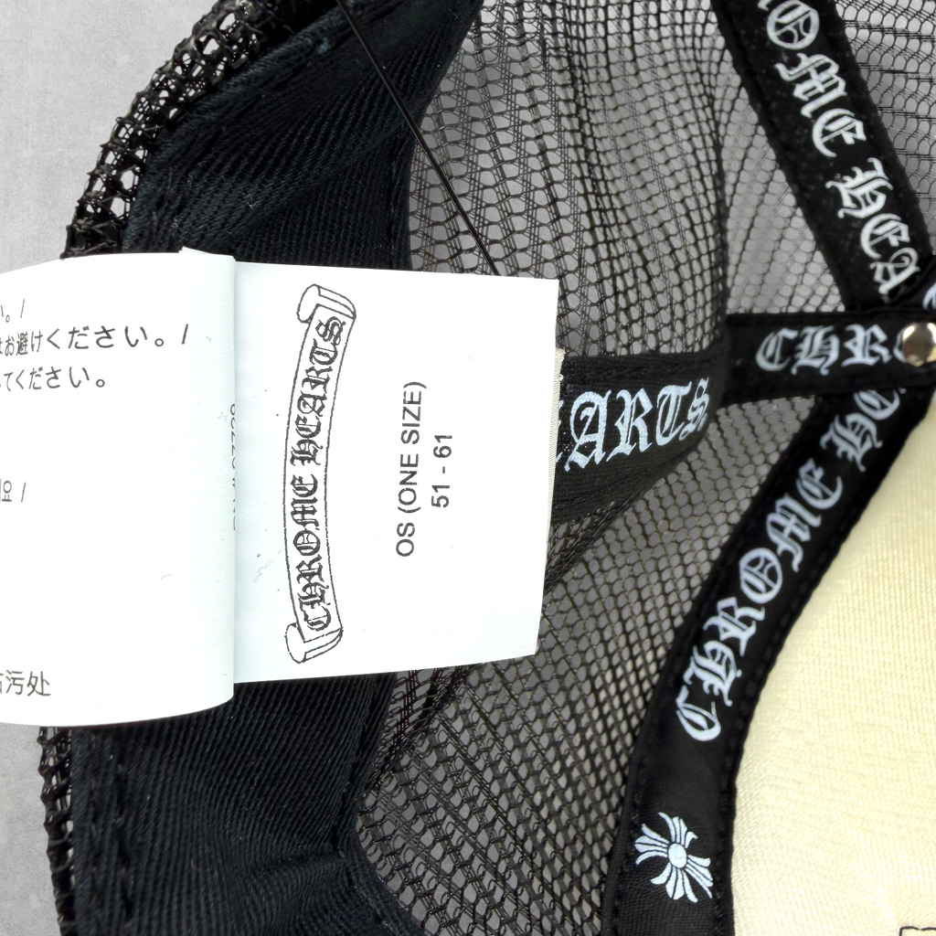 Chrome Hearts Ch Hollywood Trucker Hat White