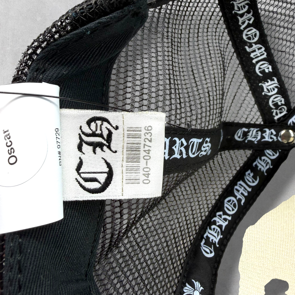 Chrome Hearts Ch Hollywood Trucker Hat White
