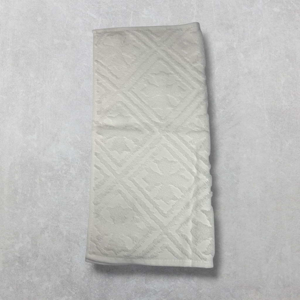 Chrome Hearts Plus Cross Face Towel White