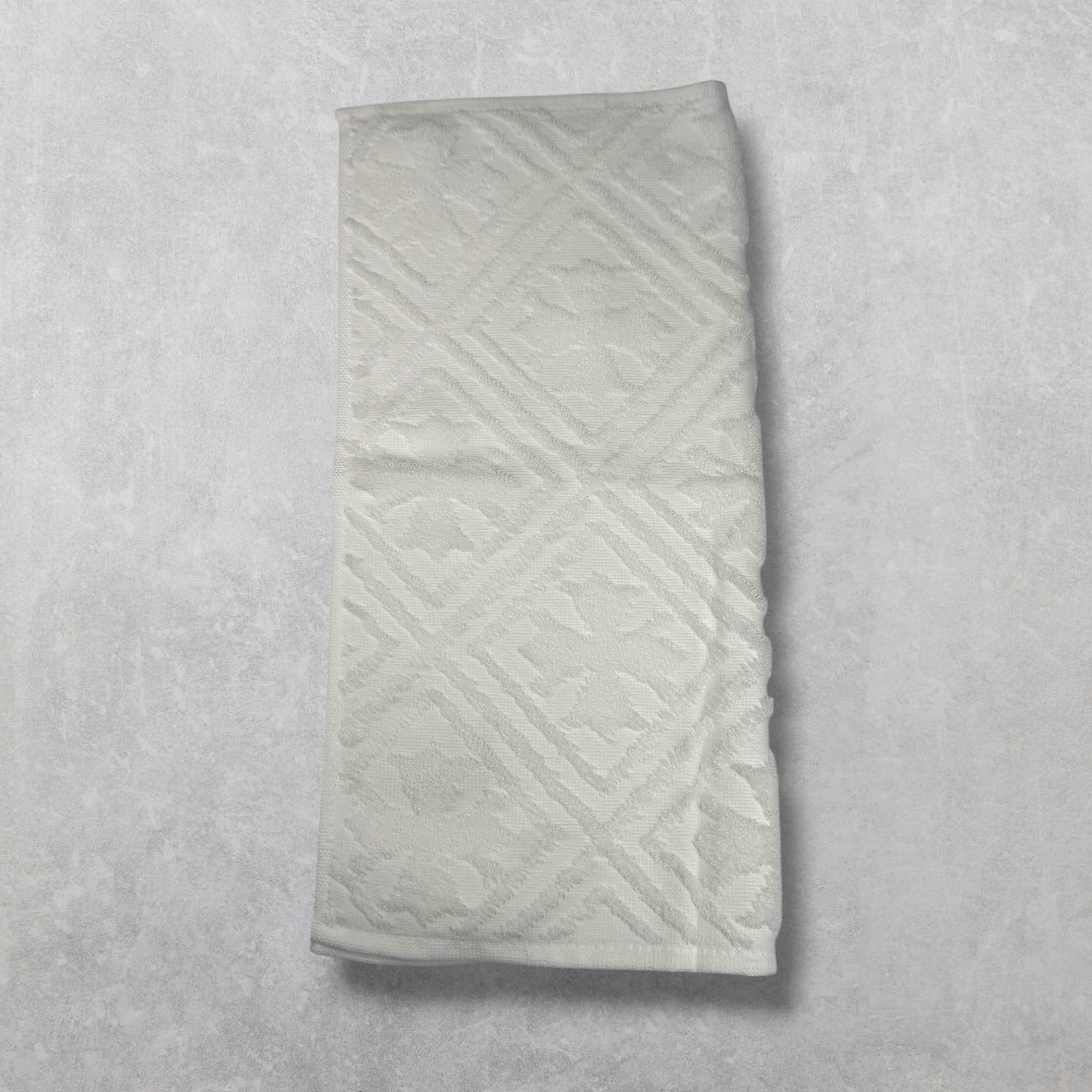 Chrome Hearts Plus Cross Face Towel White