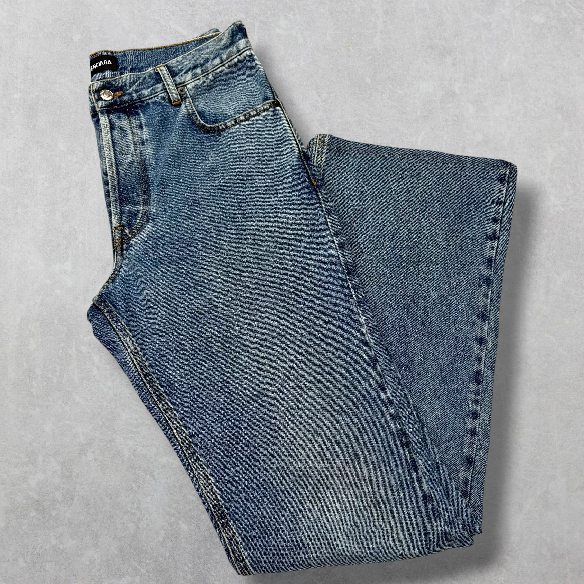 Balenciaga Baggy Flare Denim Pants 30