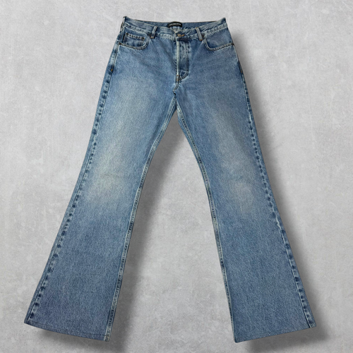 Balenciaga Baggy Flare Denim Pants 30