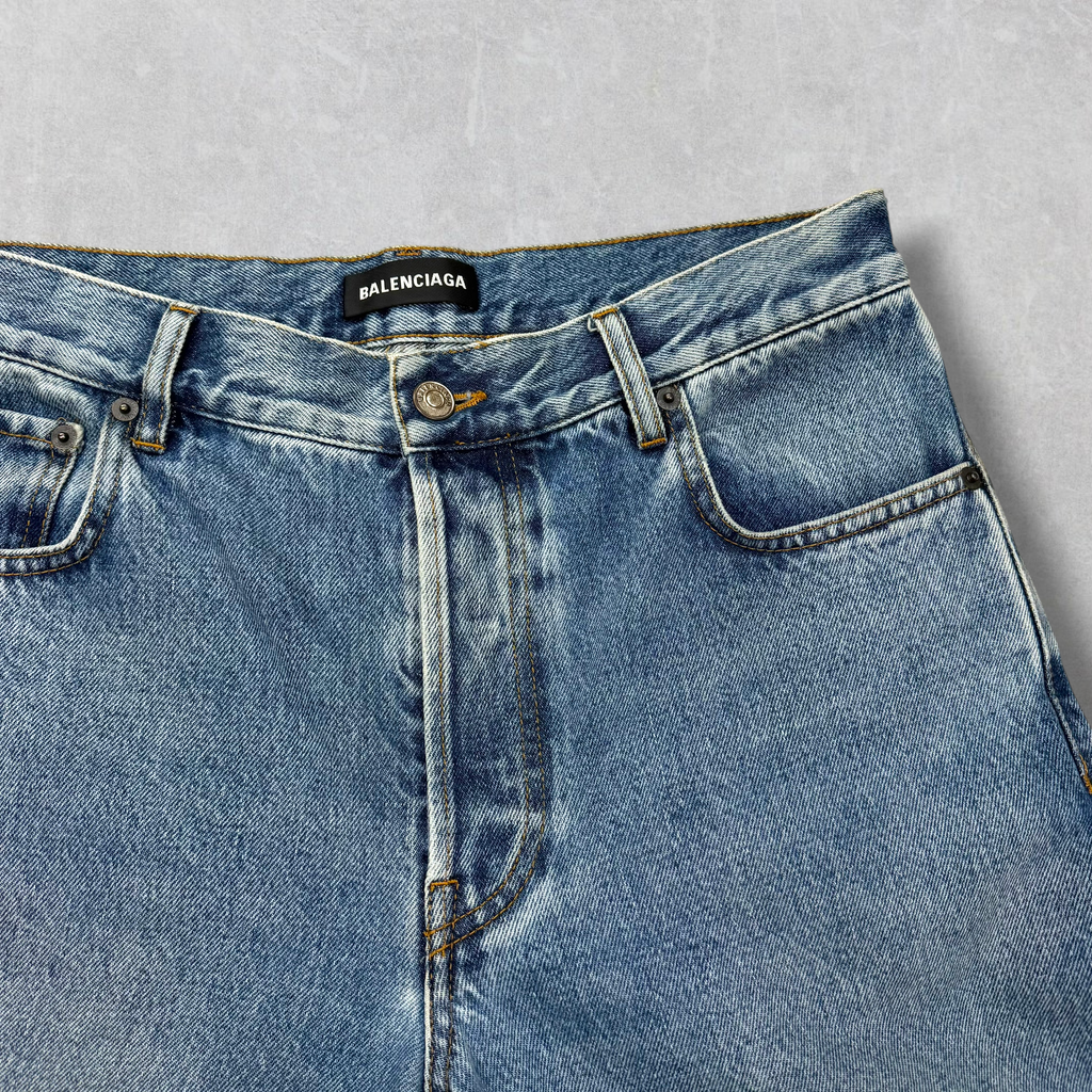 Balenciaga Baggy Flare Denim Pants 30