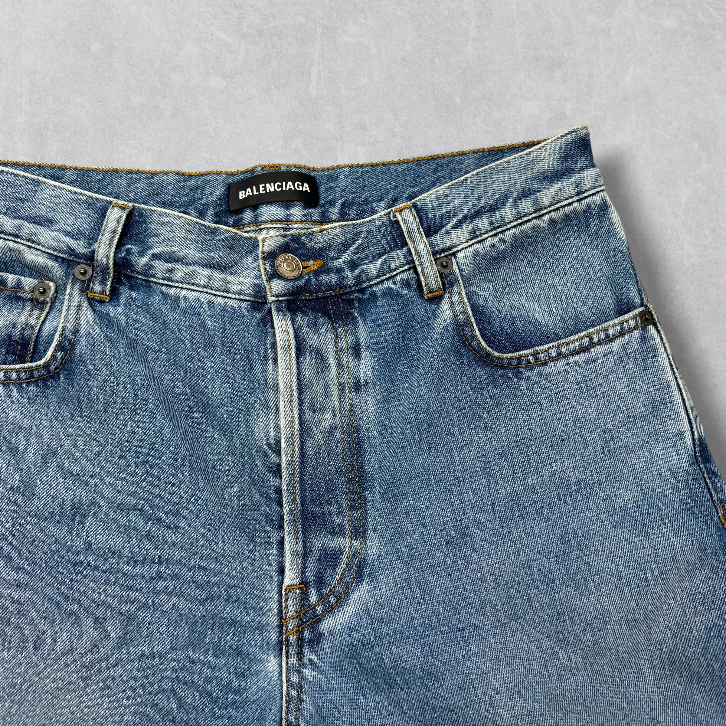 Balenciaga Baggy Flare Denim Pants 30