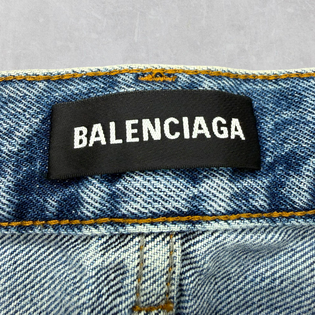 Balenciaga Baggy Flare Denim Pants 30