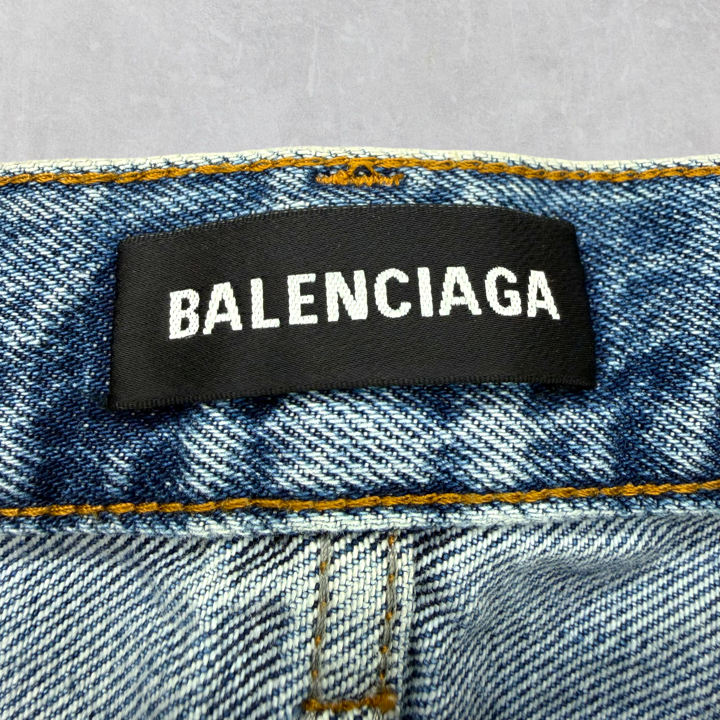 Balenciaga Baggy Flare Denim Pants 30