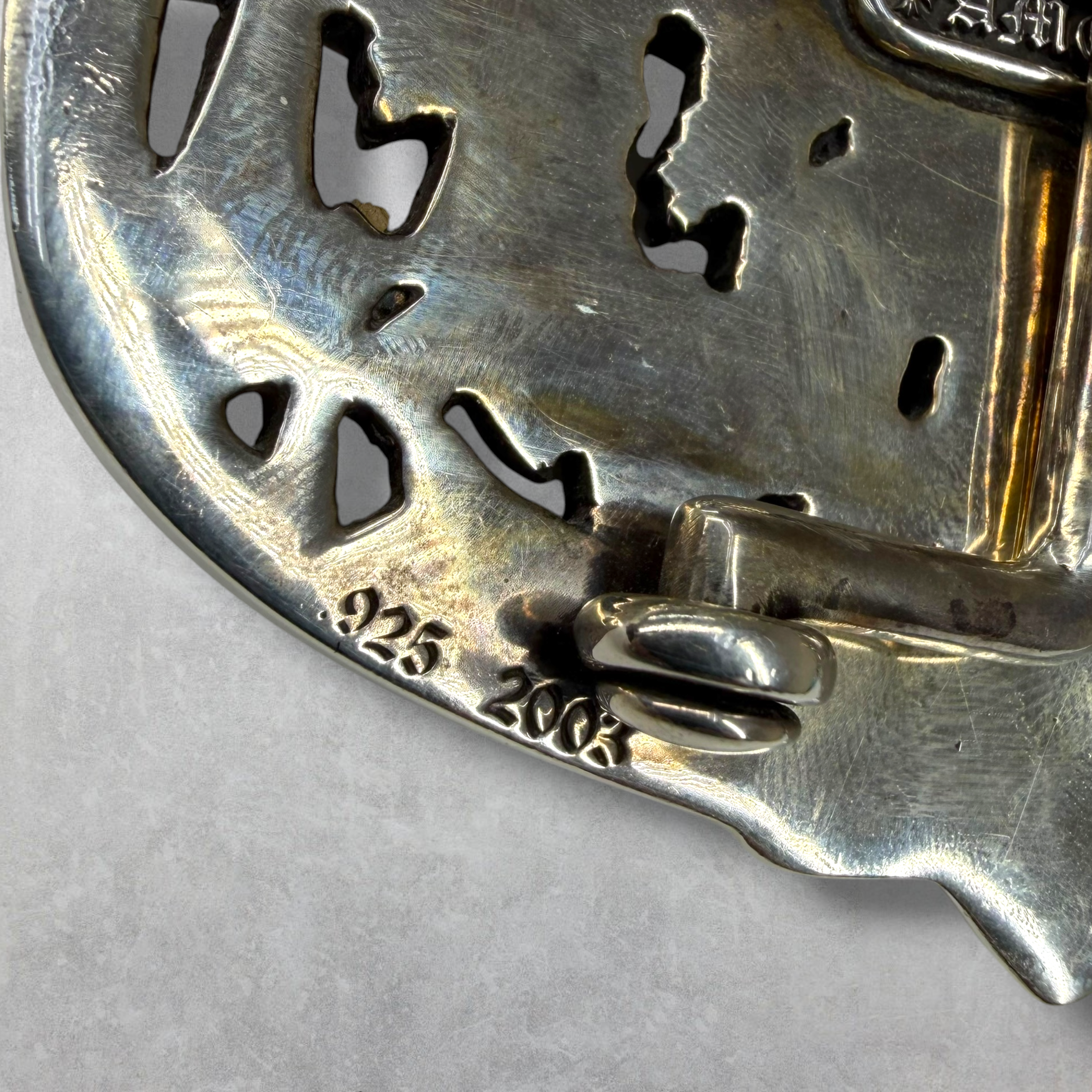 Chrome Hearts Cemetery Cross Belt Buckle