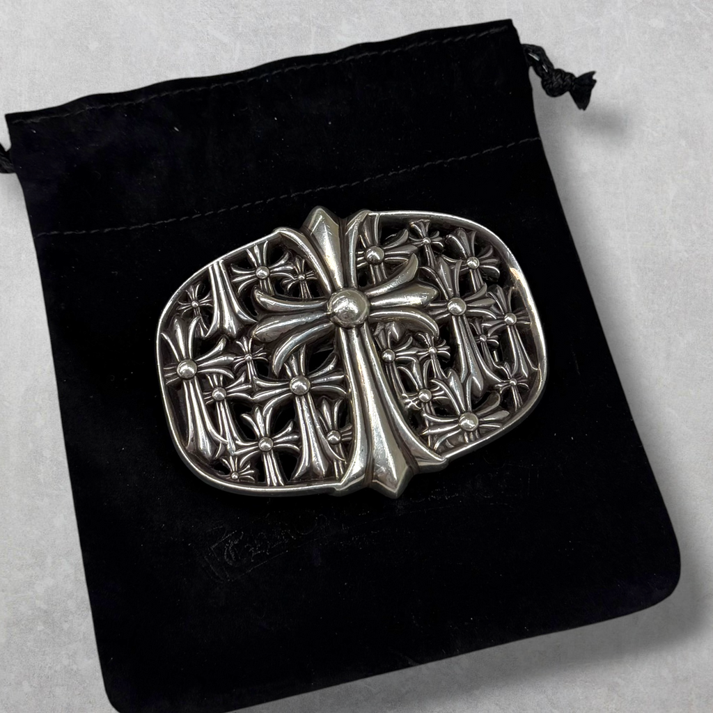 Chrome Hearts Cemetery Cross Belt Buckle