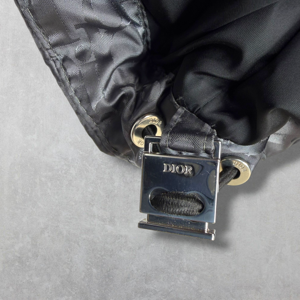 Dior Oblique Puffer Down Jacket Gray/Black 52 (L)