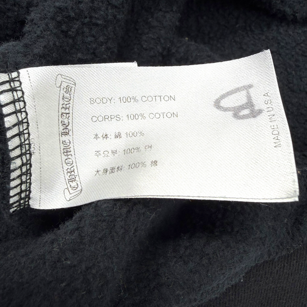 Chrome Hearts Horseshoe Floral Crewneck Black M