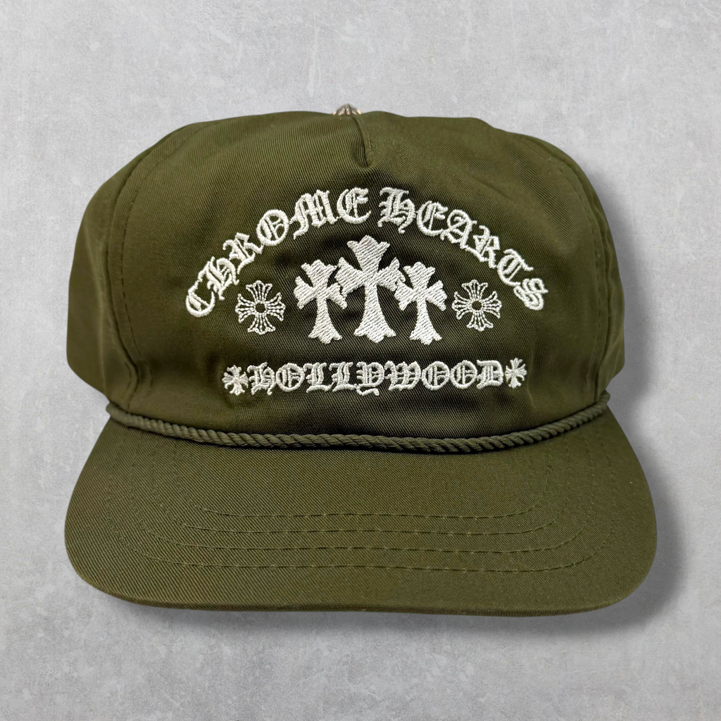 Chrome Hearts Gas Station Olive Hat