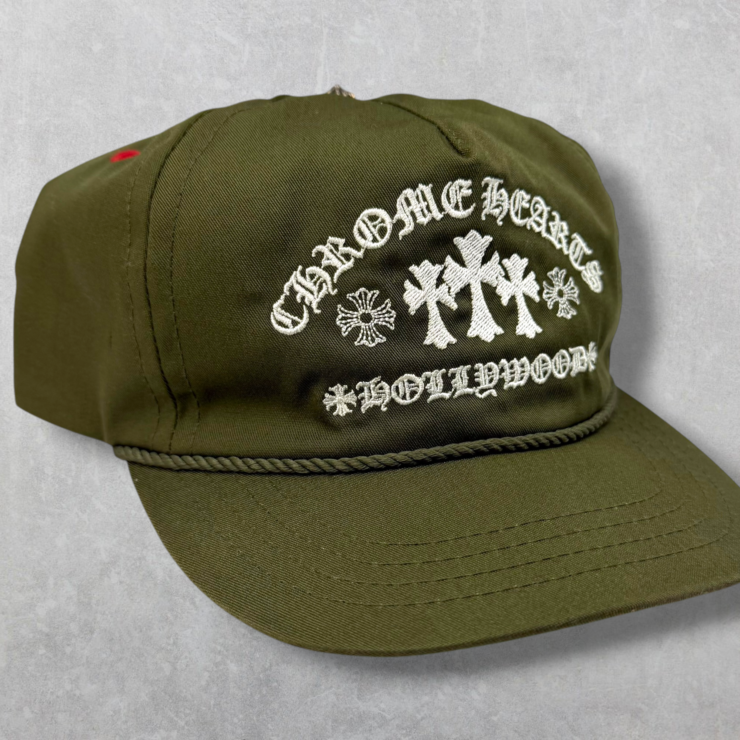Chrome Hearts Gas Station Olive Hat