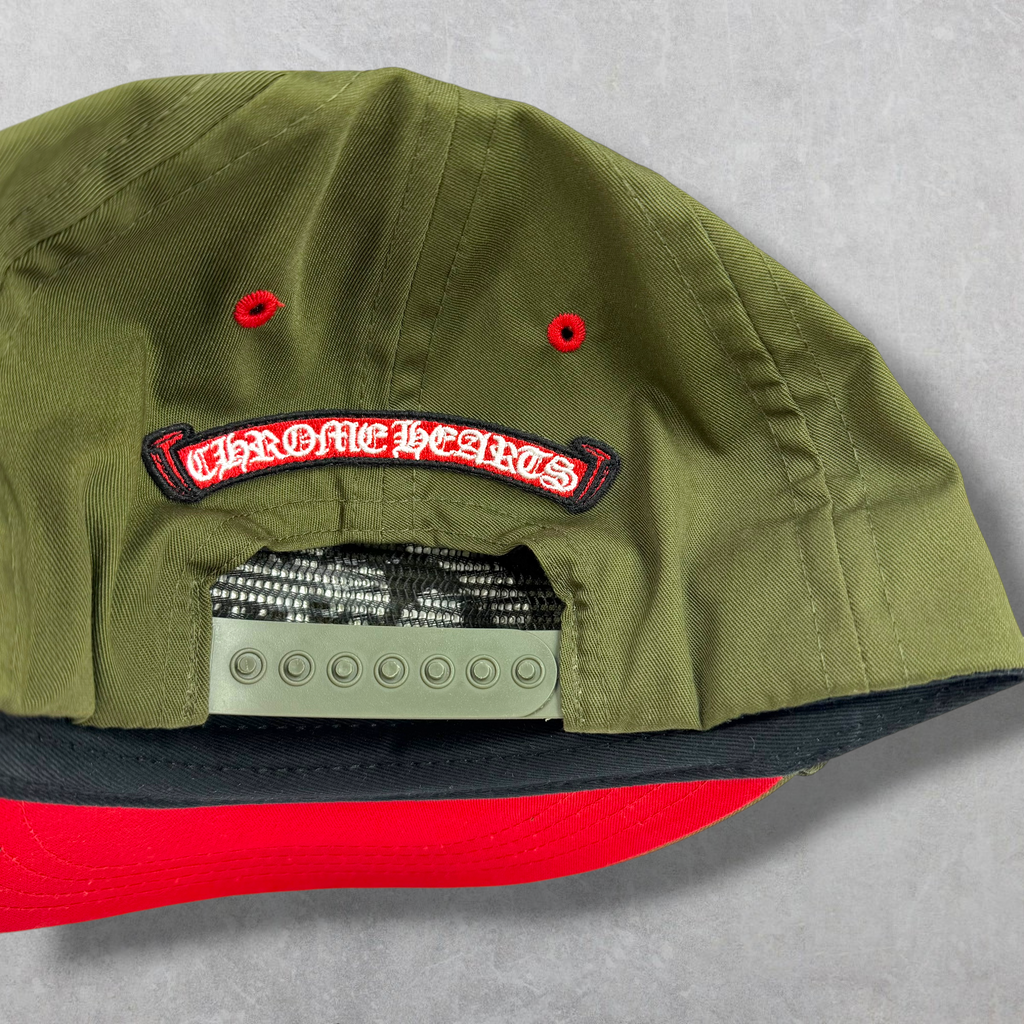 Chrome Hearts Gas Station Olive Hat