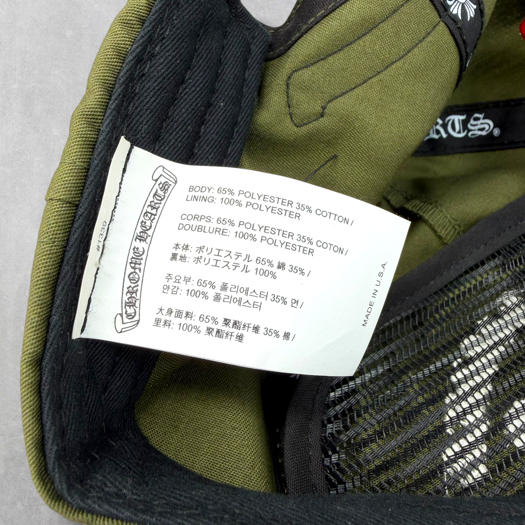 Chrome Hearts Gas Station Olive Hat