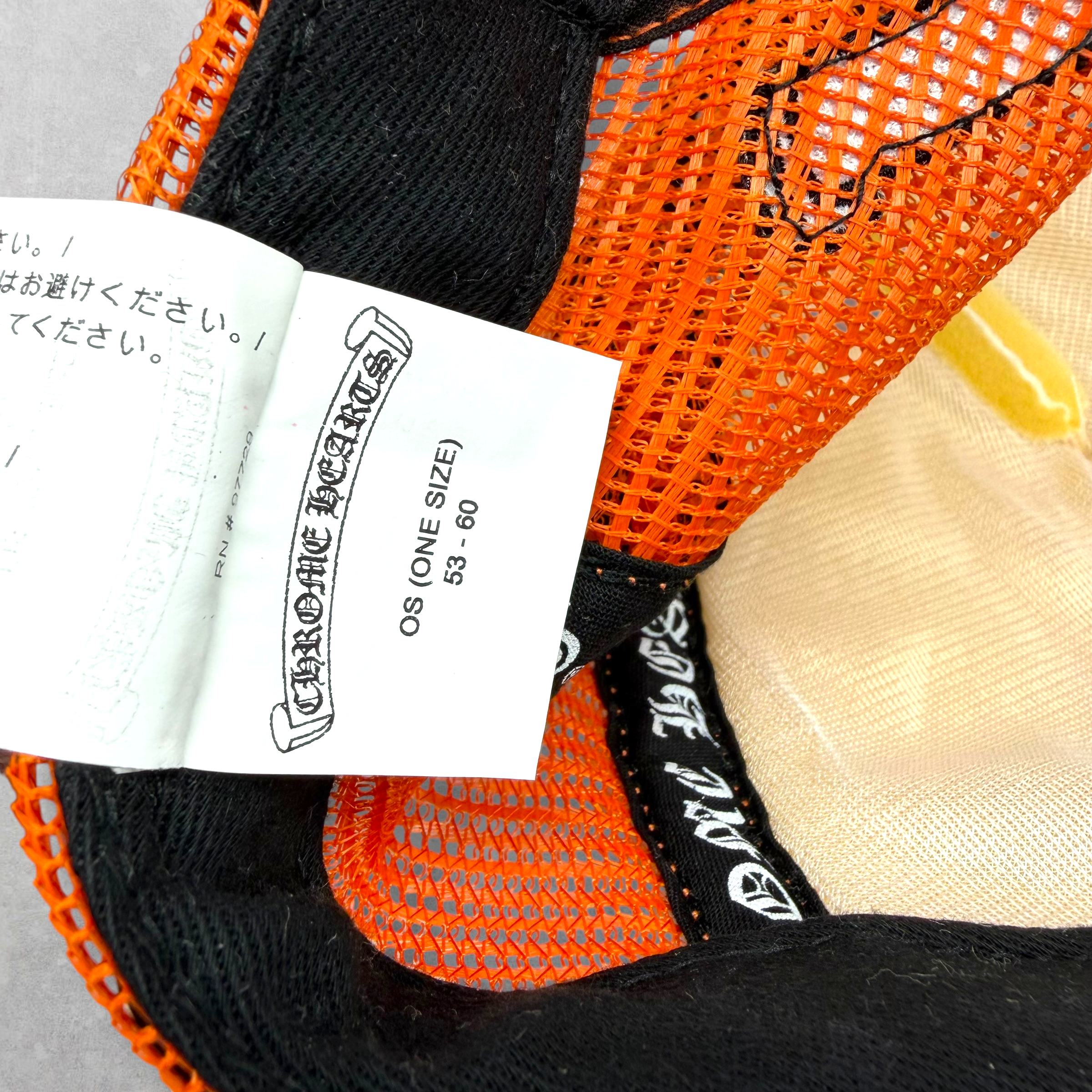 Chrome Hearts Matty Boy Sex Records Orange Trucker Hat