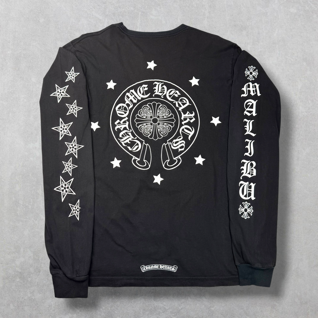 Chrome Hearts Malibu Exclusive Stars L/S Tee L