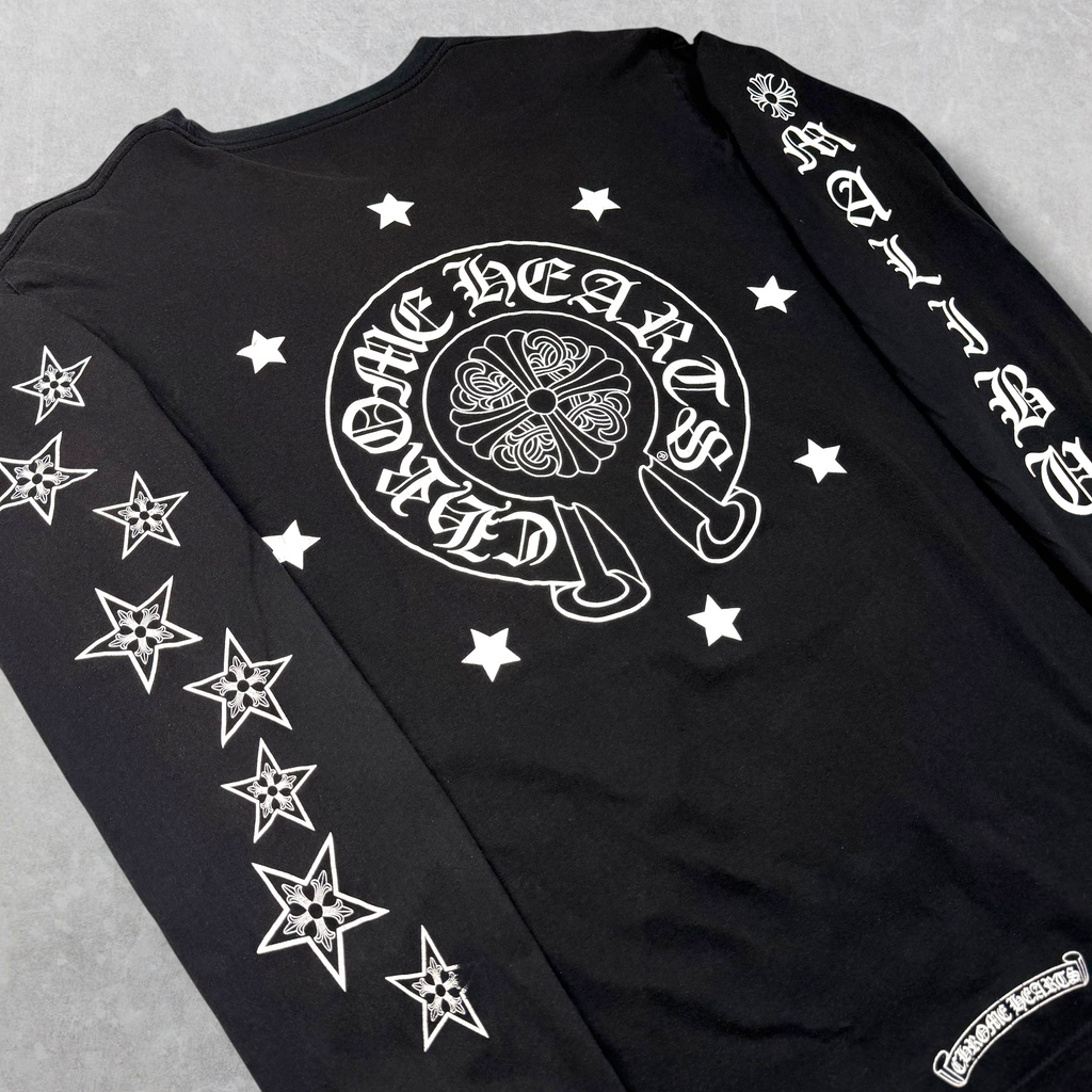 Chrome Hearts Malibu Exclusive Stars L/S Tee L