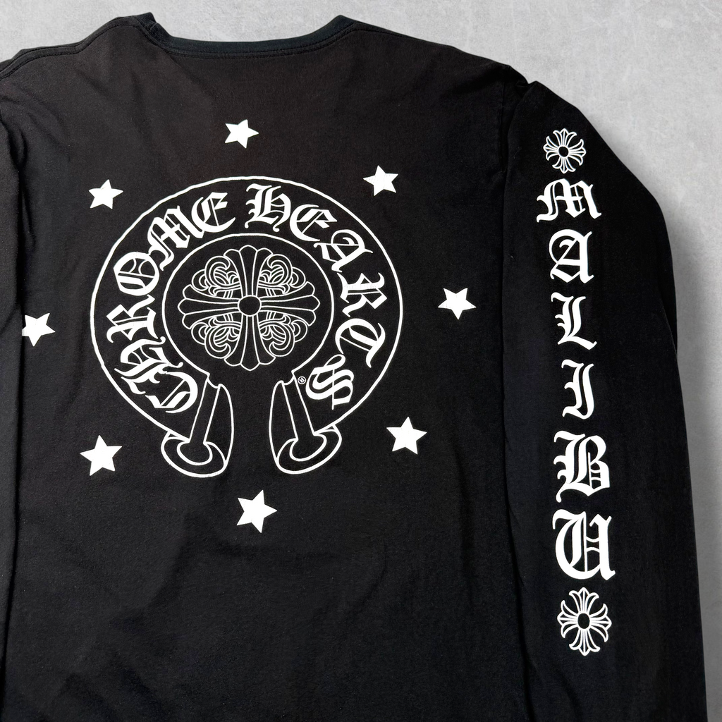 Chrome Hearts Malibu Exclusive Stars L/S Tee L