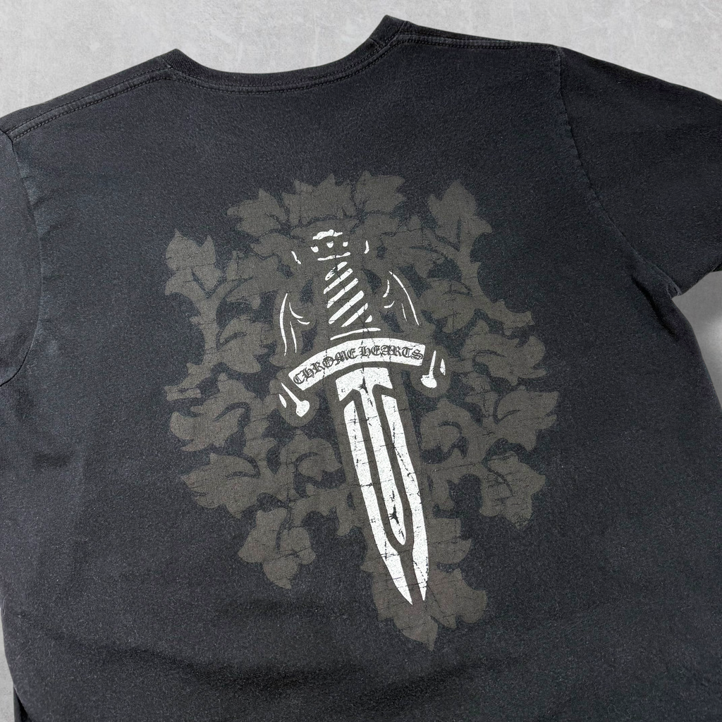 Chrome Hearts Vine dagger Black Tee M