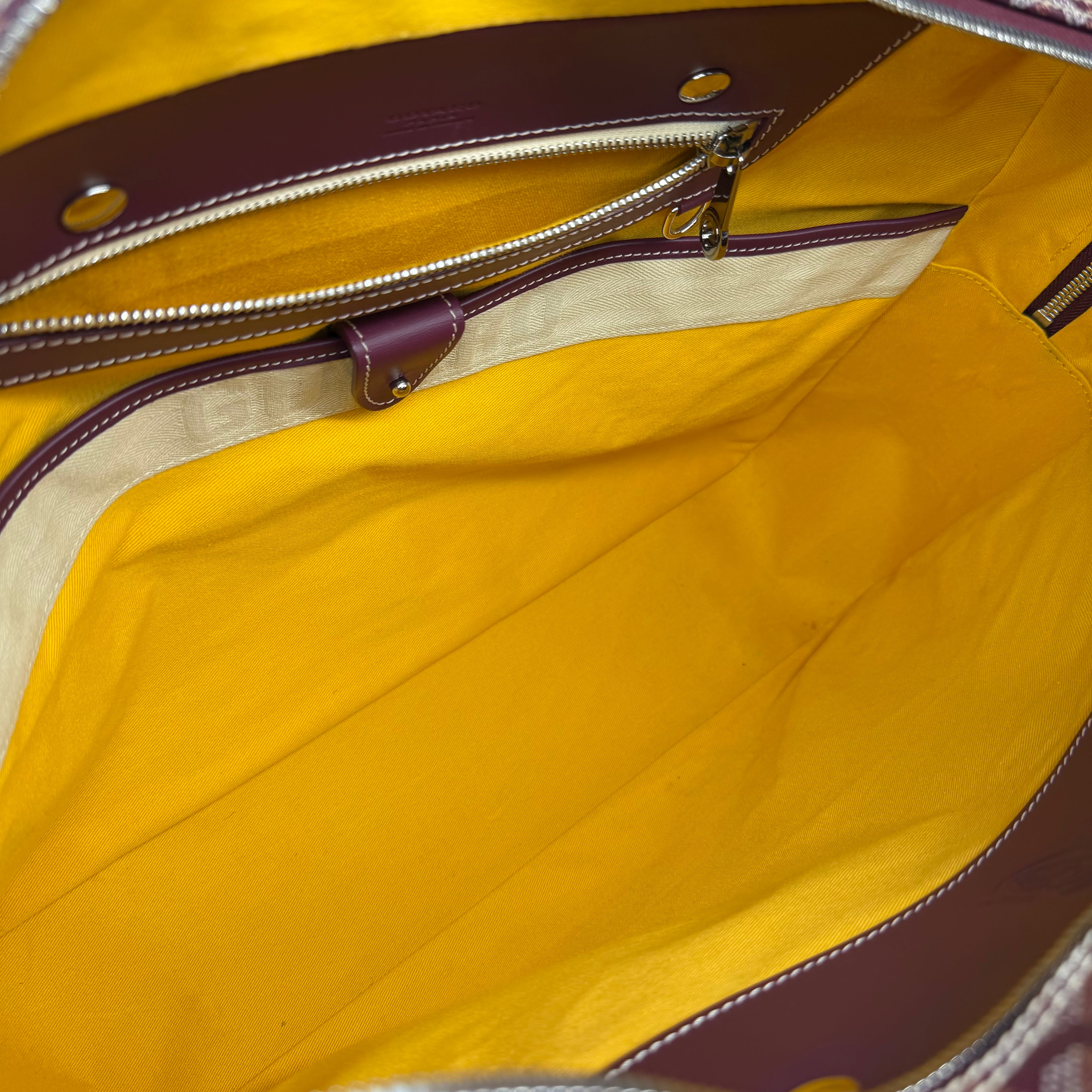 Goyard Bordeaux Ambassade PM w/ Cuir MM Strap