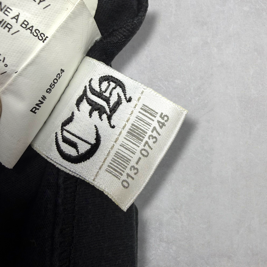 Chrome Hearts Cemetery Cross Scroll Logo Tee L