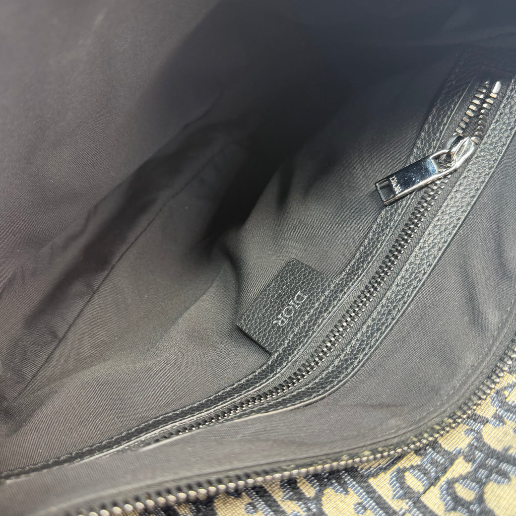Dior Oblique Maxi Saddle Bag