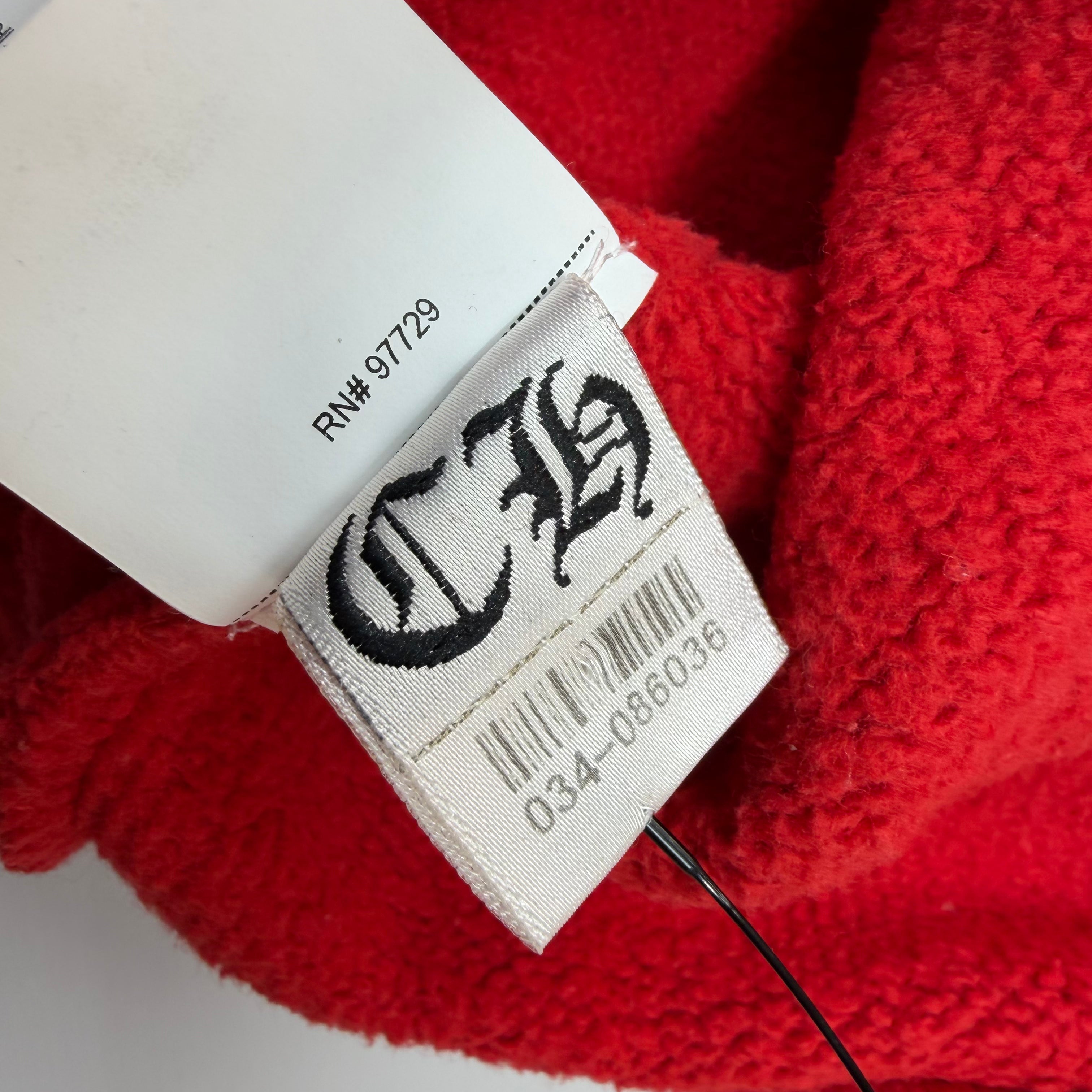 Chrome Hearts King Taco Triple Cross Red Hoodie M
