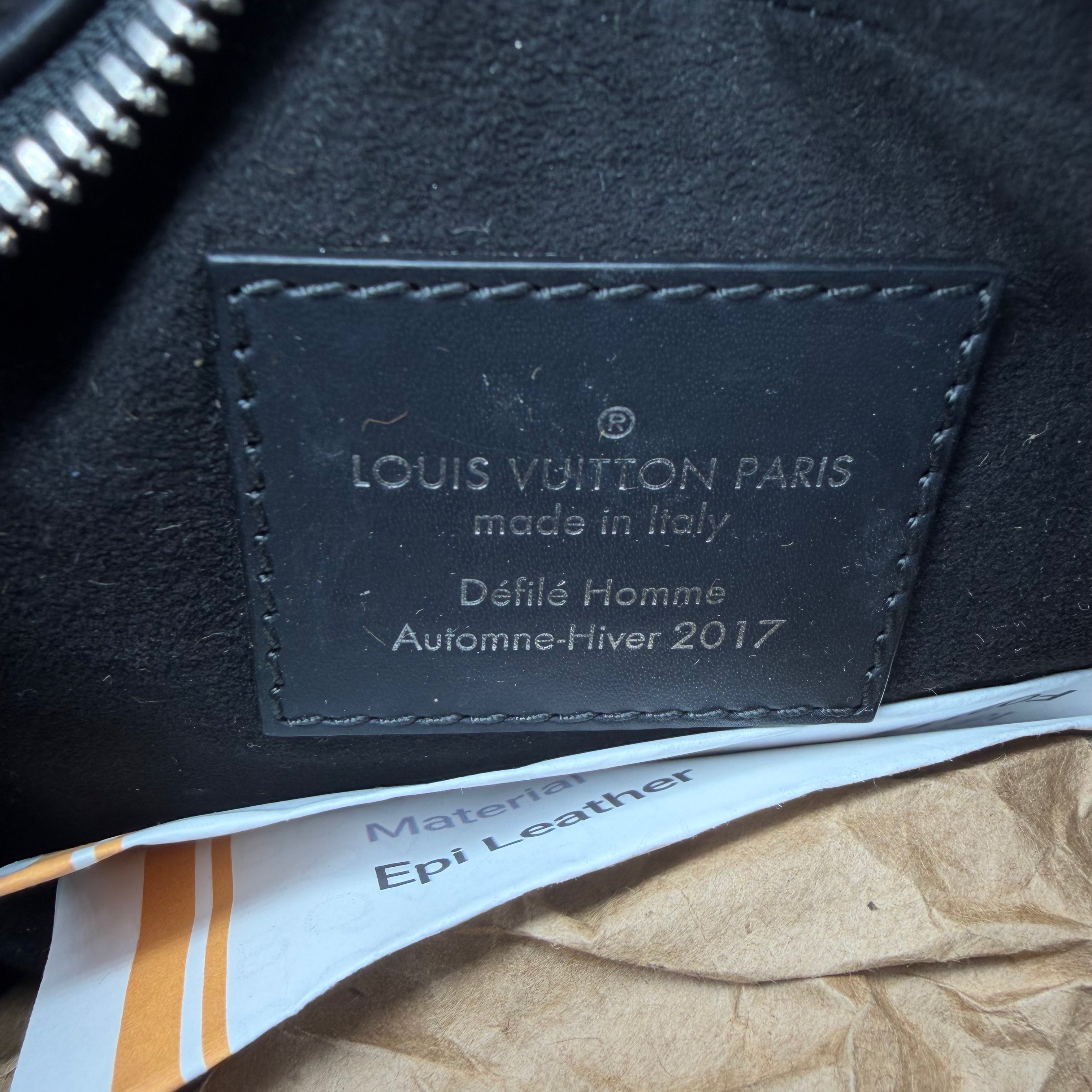 Louis Vuitton x Supreme Black Danube Epi PM