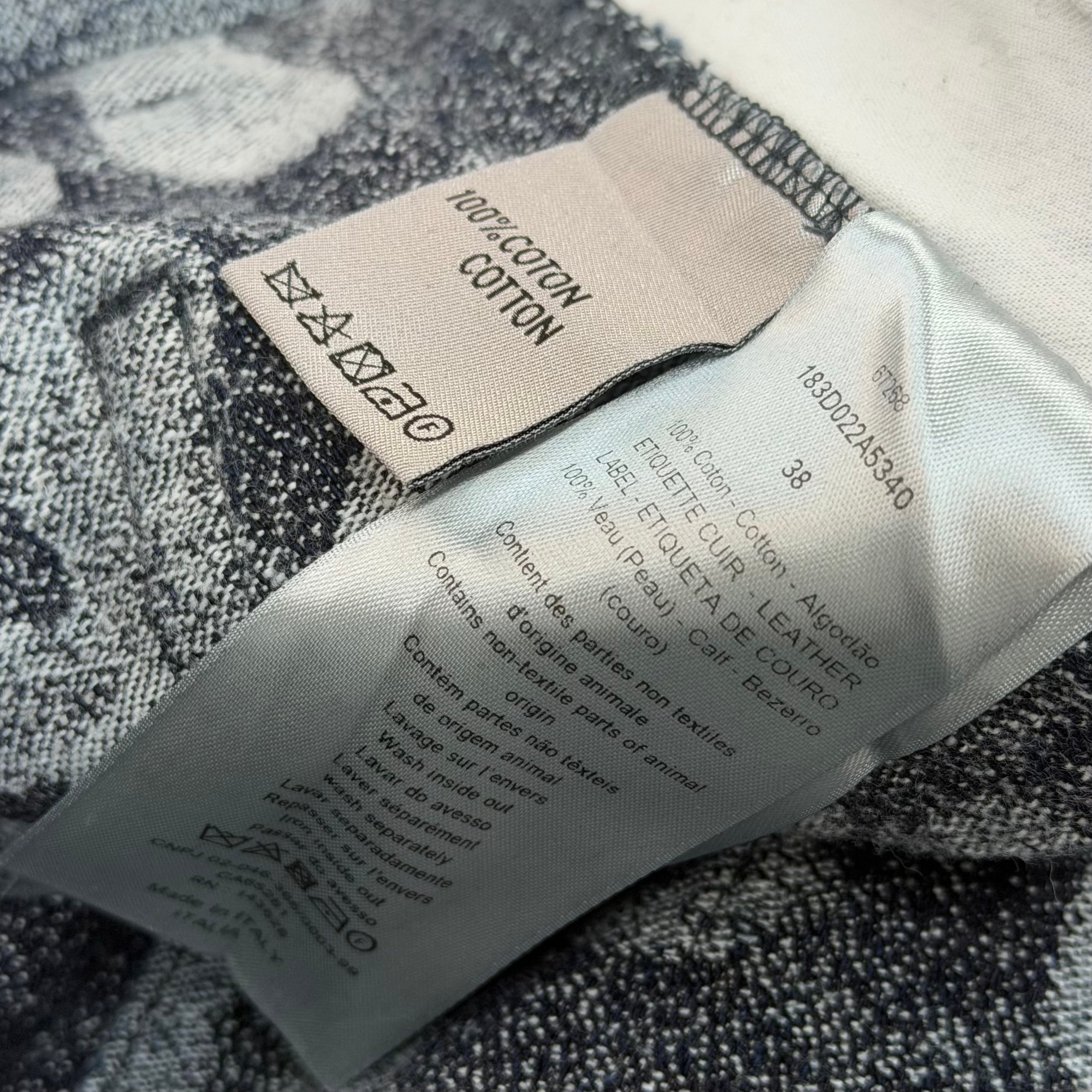 Dior Peter Doig Camo Jacquard Jeans 38