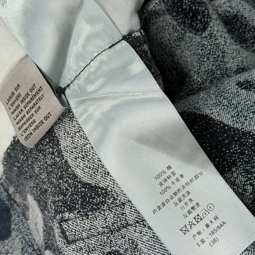 Dior Peter Doig Camo Jacquard Jeans 38