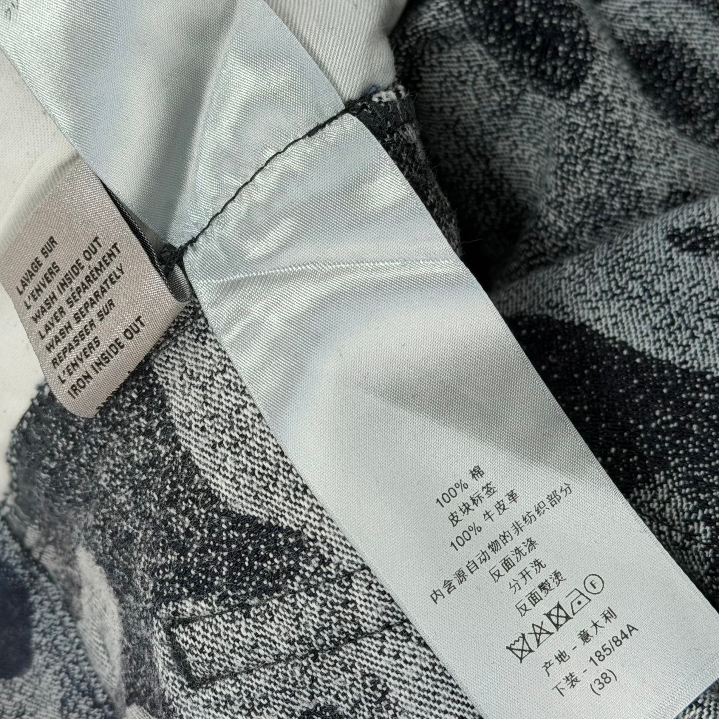 Dior Peter Doig Camo Jacquard Jeans 38