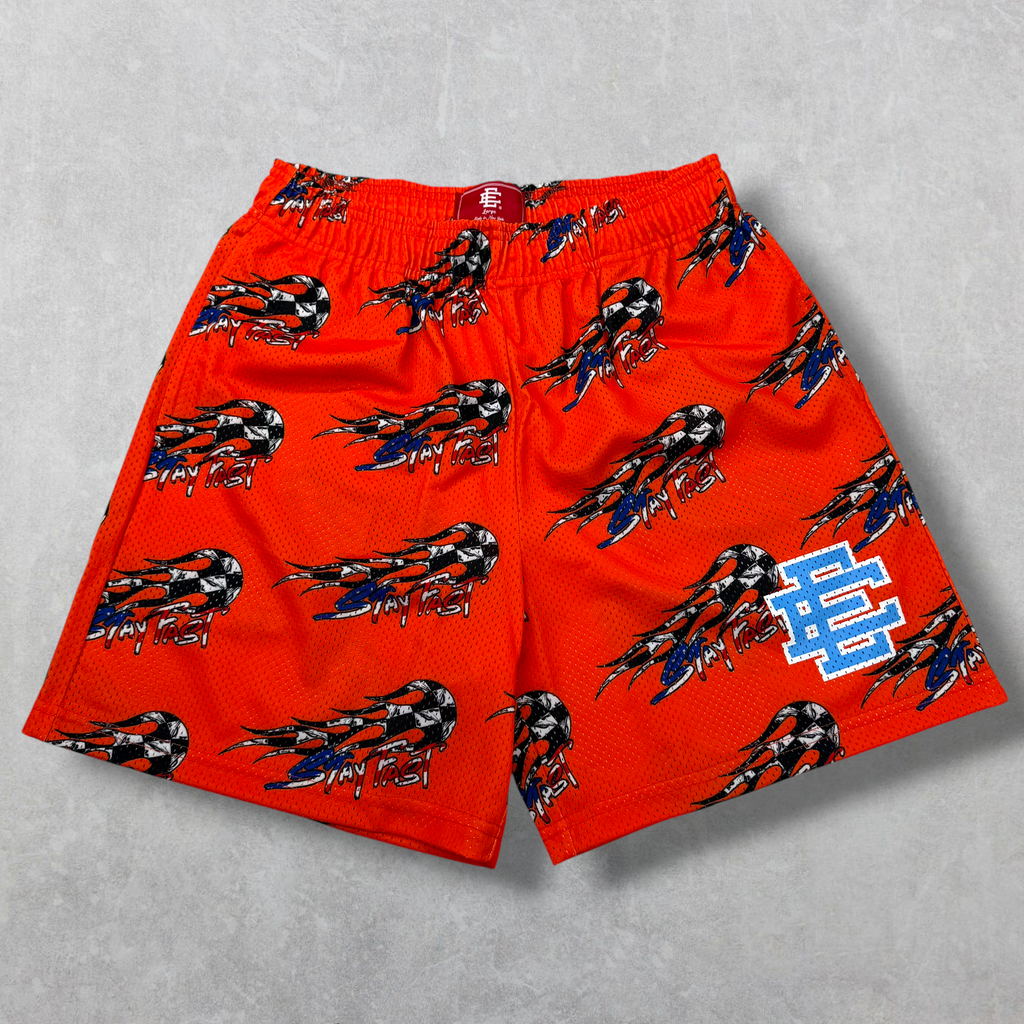 Eric Emanuel x Matty Boy EE Basic/Core Shorts Red L