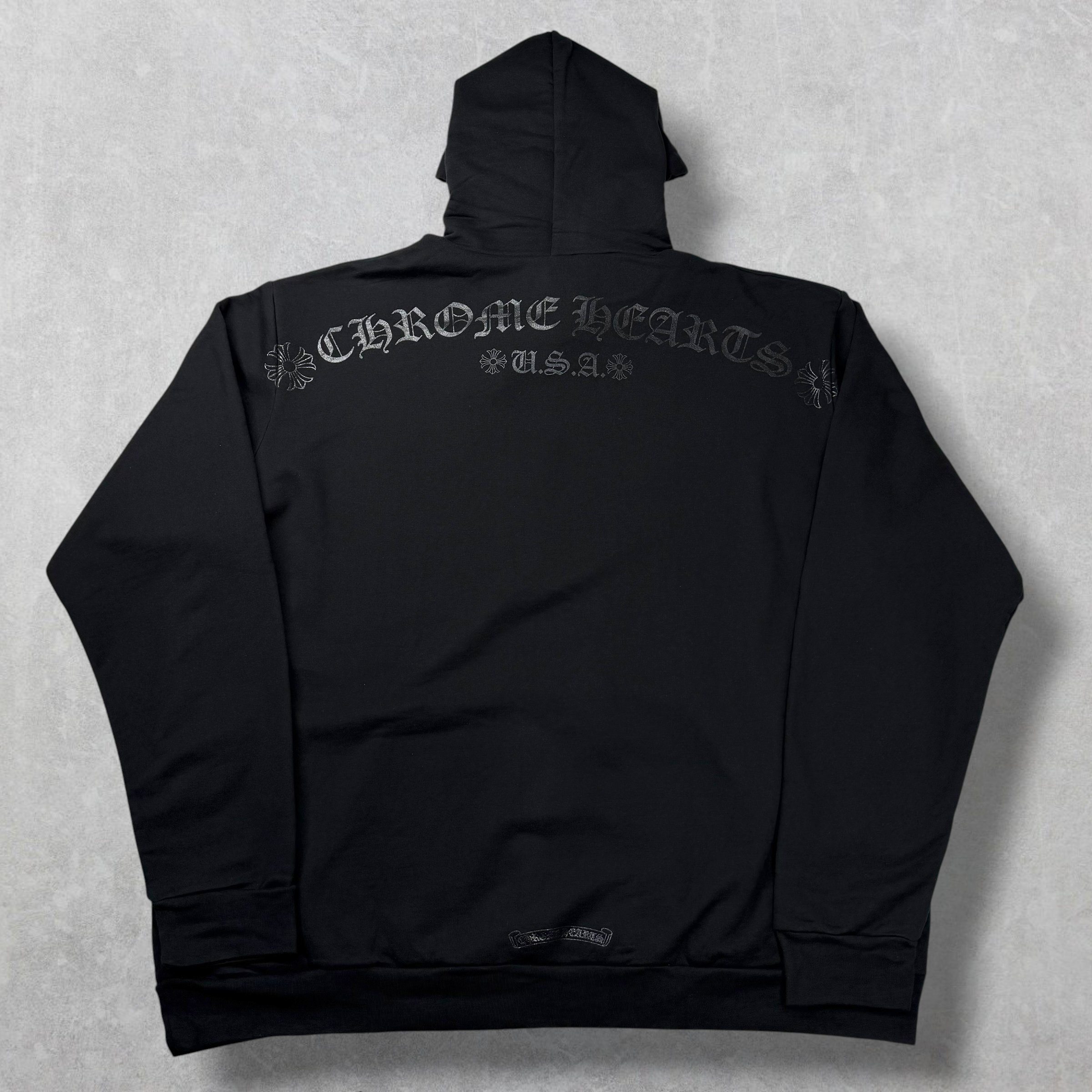Chrome Hearts Black Floral Hoodie XXL