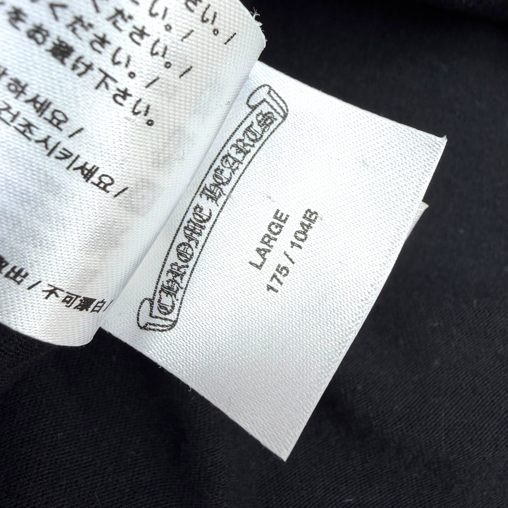 Chrome Hearts Pink Horseshoe Logo Tee Black L