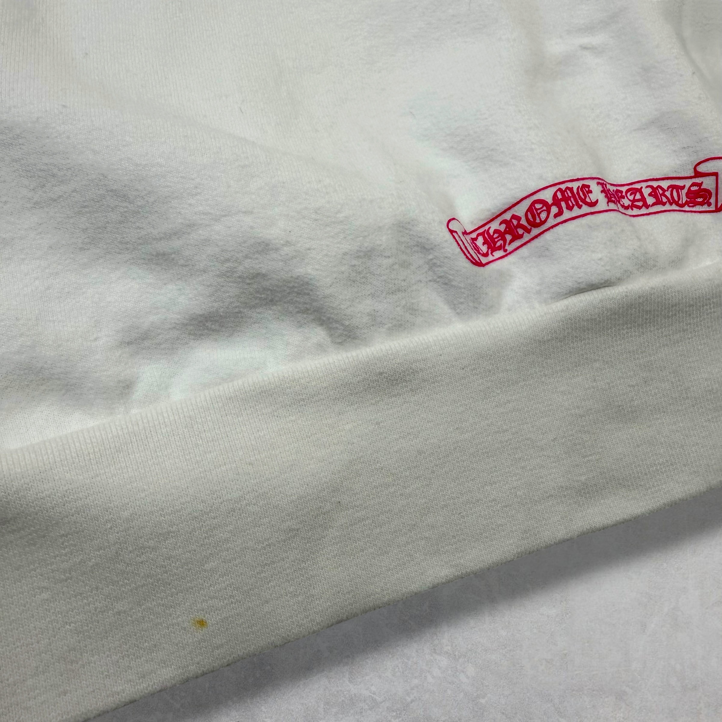 Chrome Hearts Pink Floral Horseshoe Hoodie M