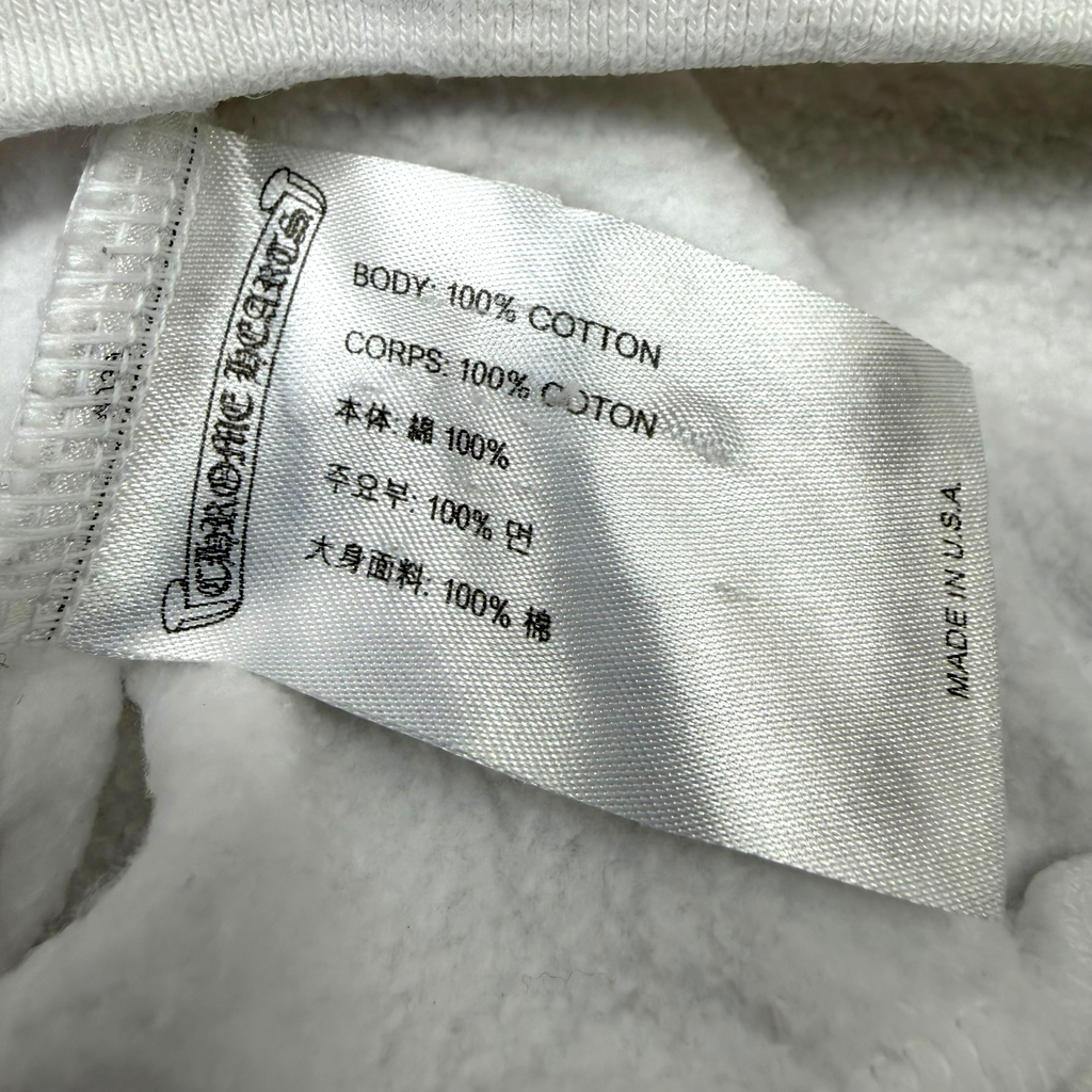 Chrome Hearts Pink Floral Horseshoe Hoodie M