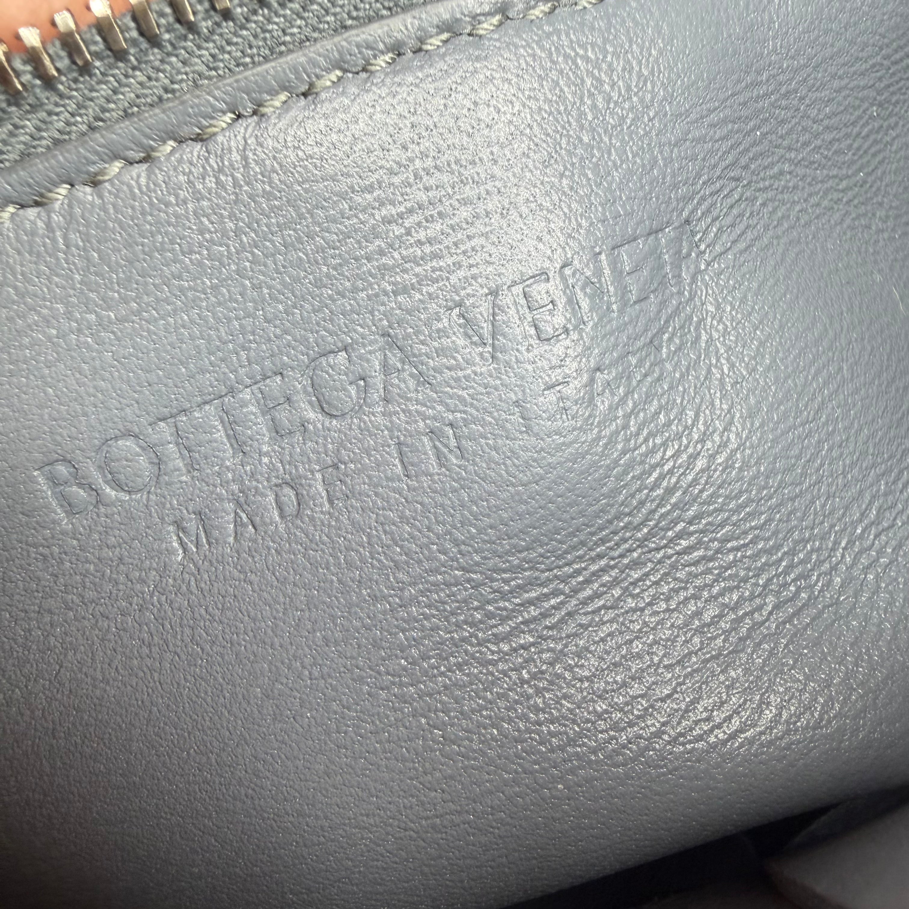 Bottega Veneta Grey Lambskin Cassette
