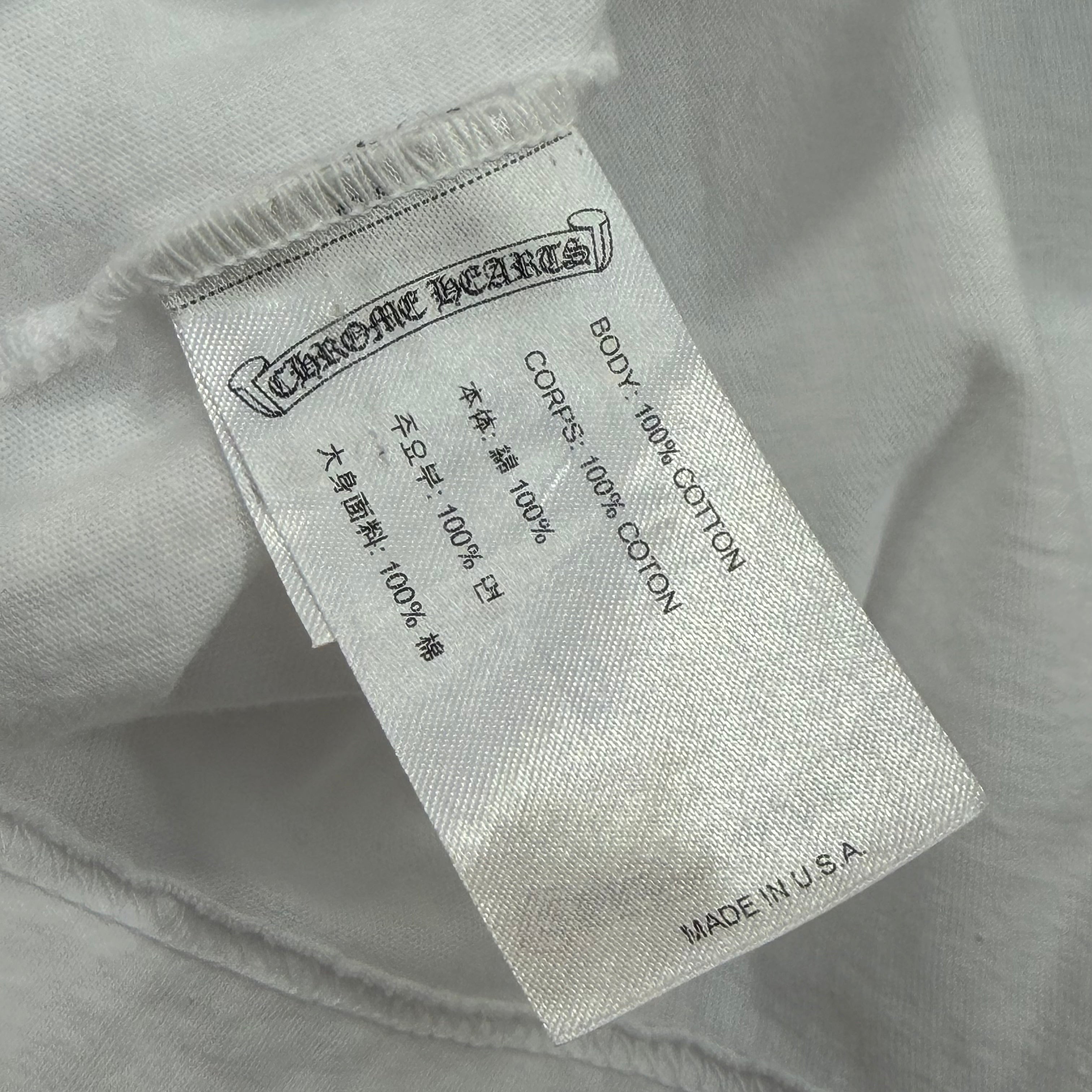 Chrome Hearts Osaka Scroll Logo Tee White XL