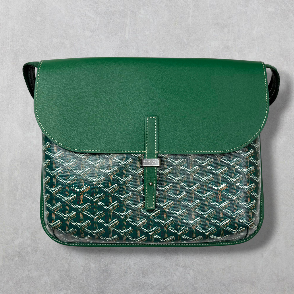 Goyard Coursier Messenger Bag Green