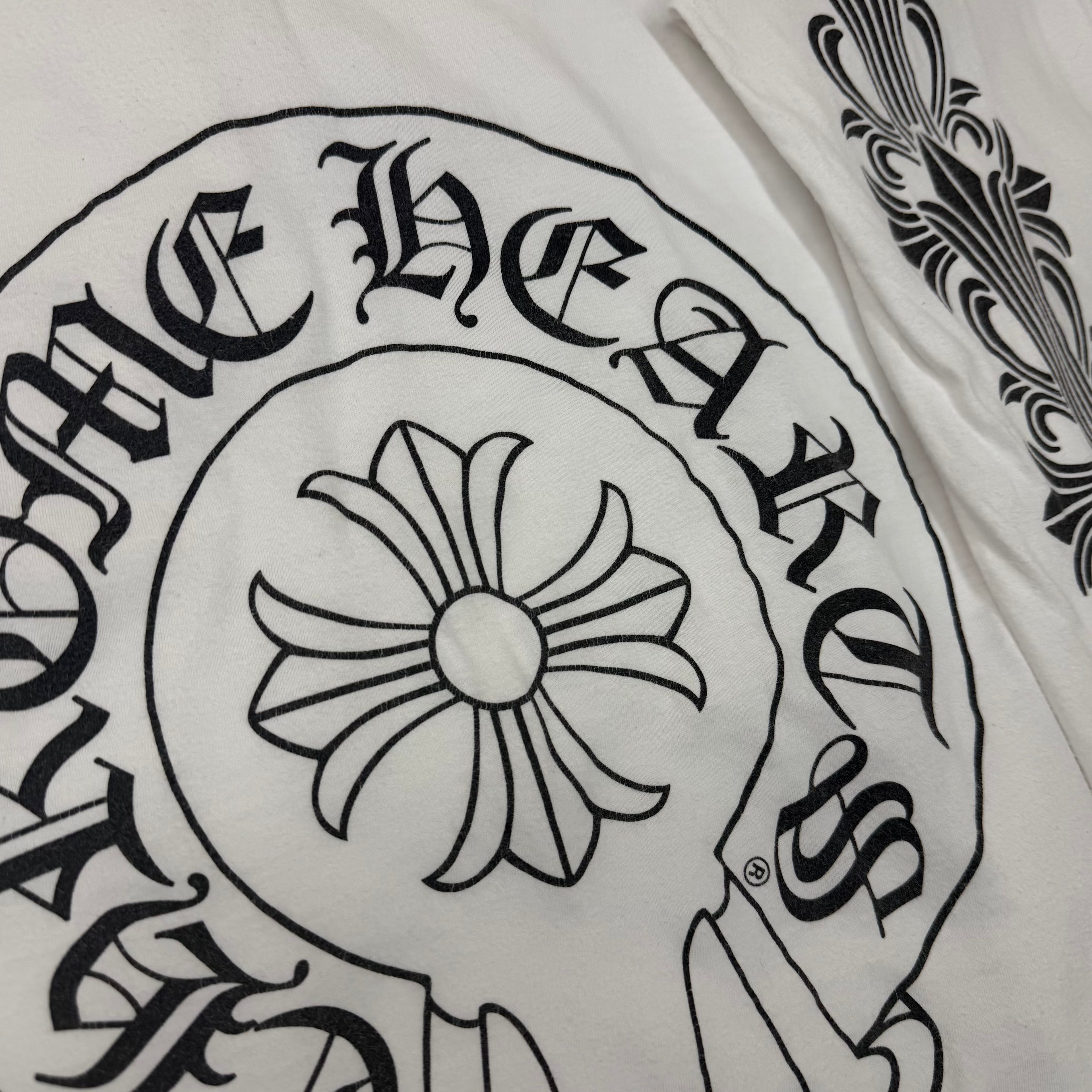 Chrome Hearts LV Horseshoe Floral White L/S M