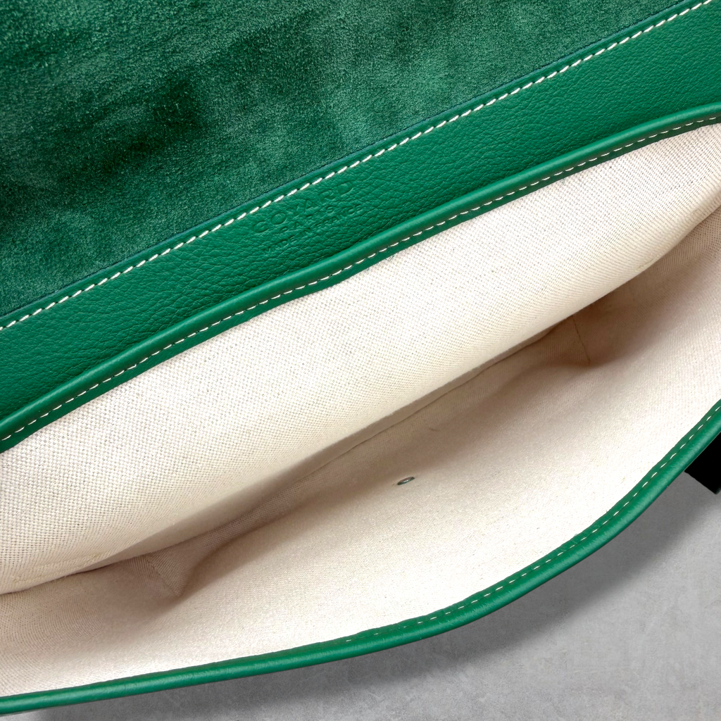 Goyard Coursier Messenger Bag Green