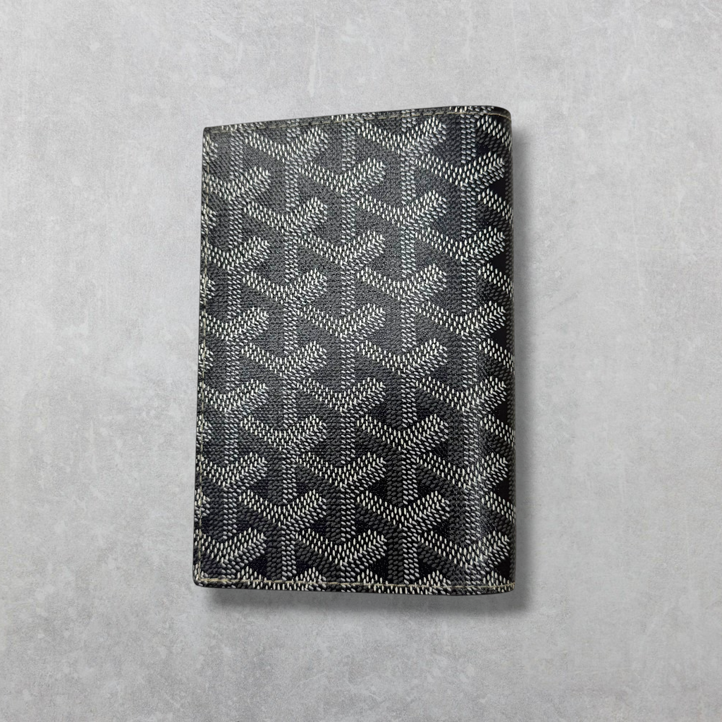 Goyard Saint Augustine Passport Holder Grey