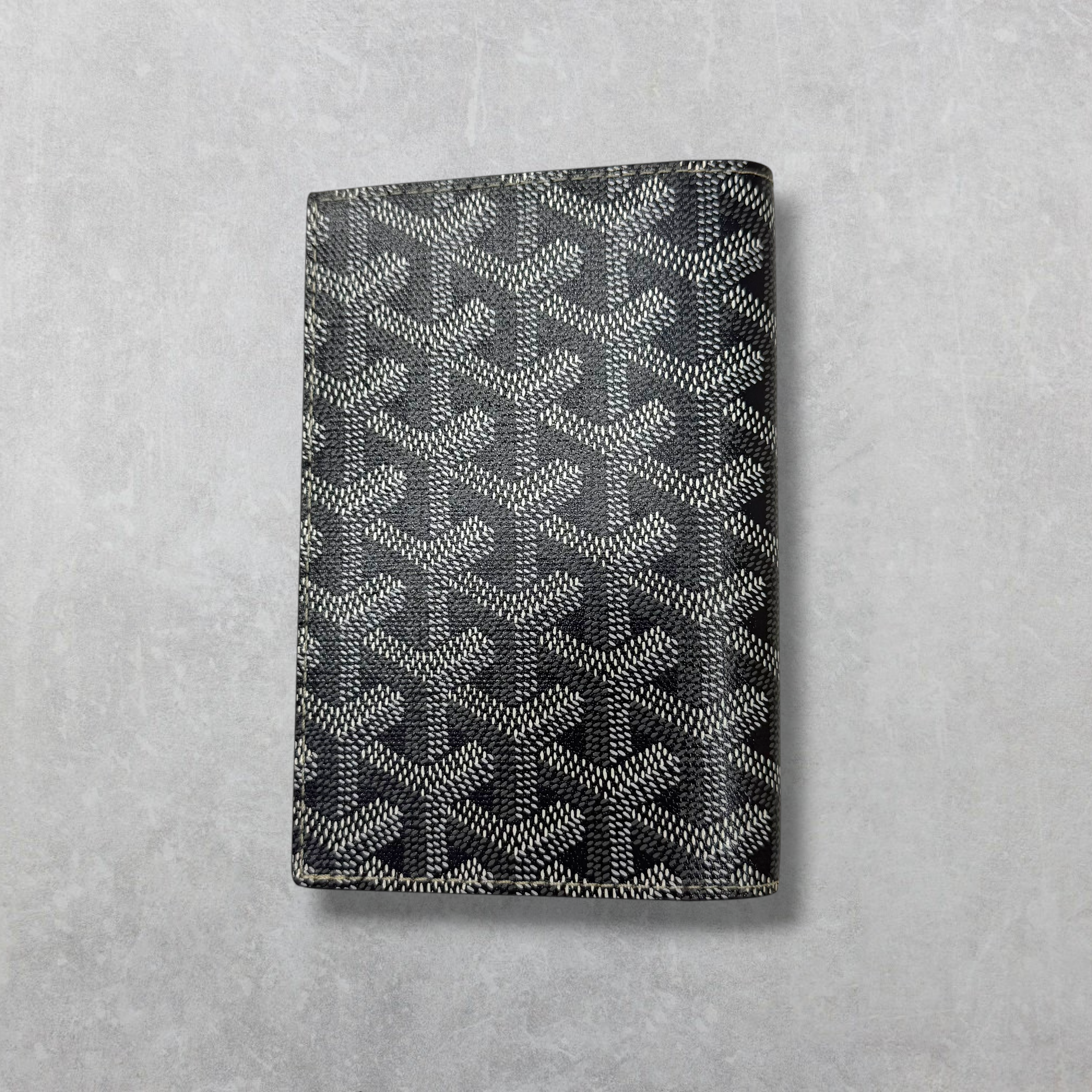 Goyard Saint Augustine Passport Holder Grey