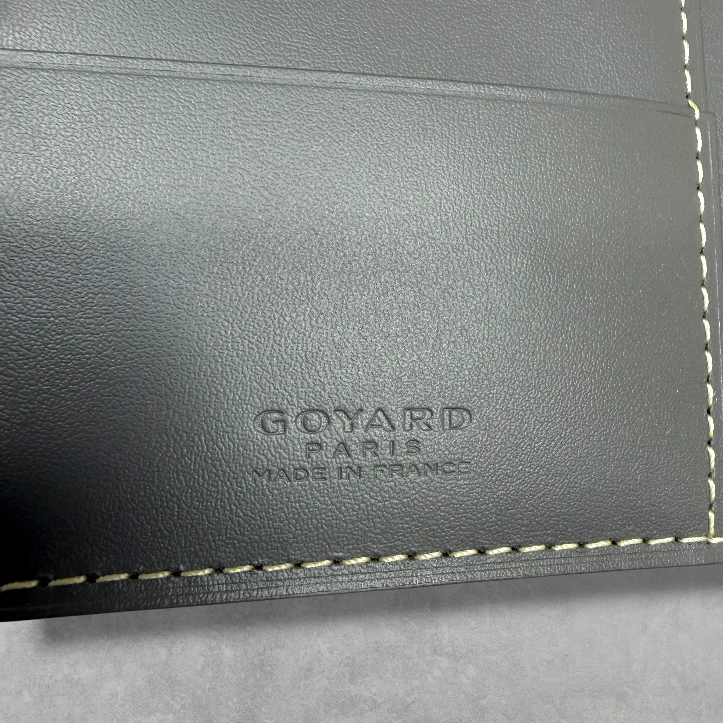 Goyard Saint Augustine Passport Holder Grey