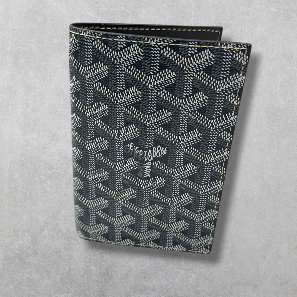 Goyard Saint Augustine Passport Holder Grey
