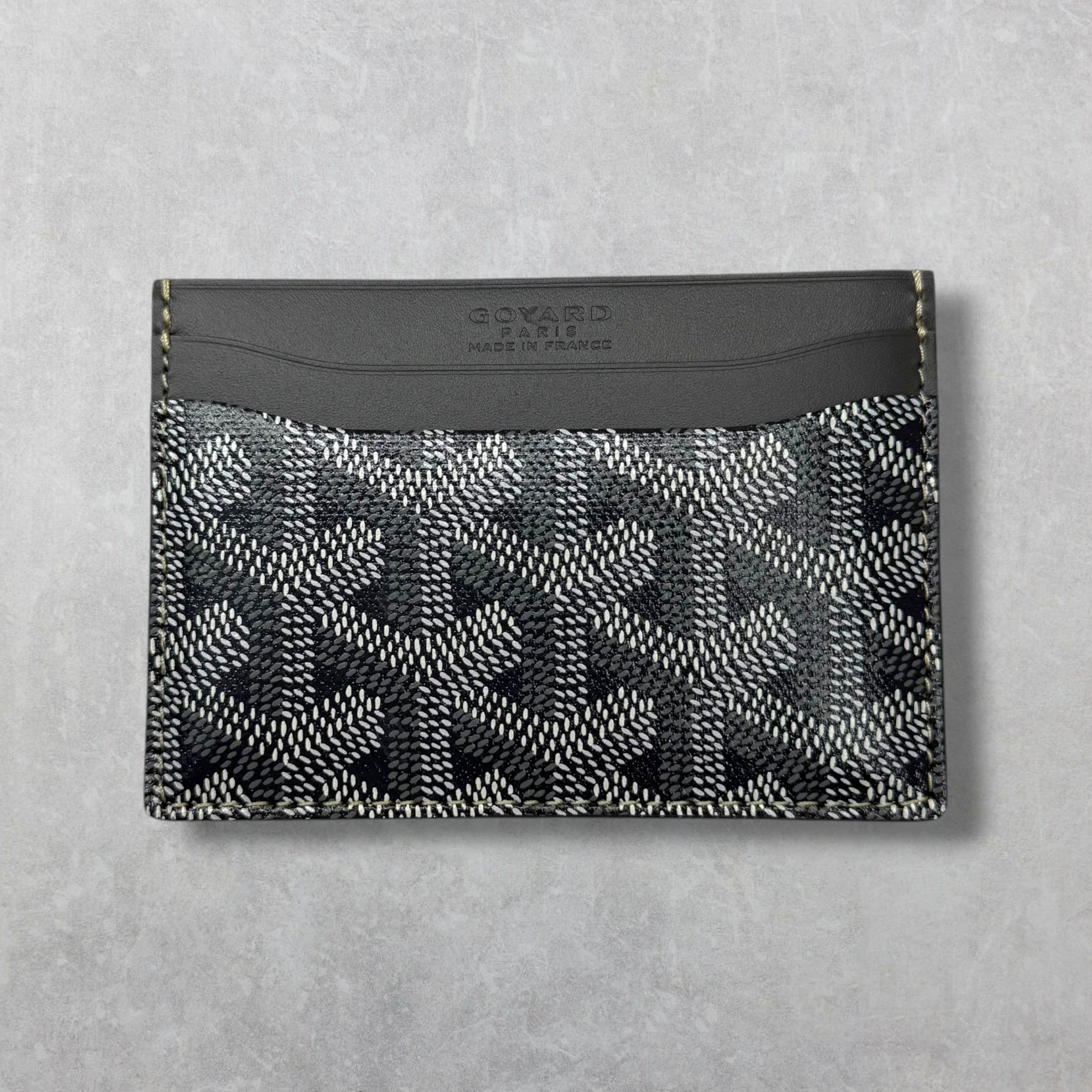 Goyard Saint-Sulpice Card Wallet Gray