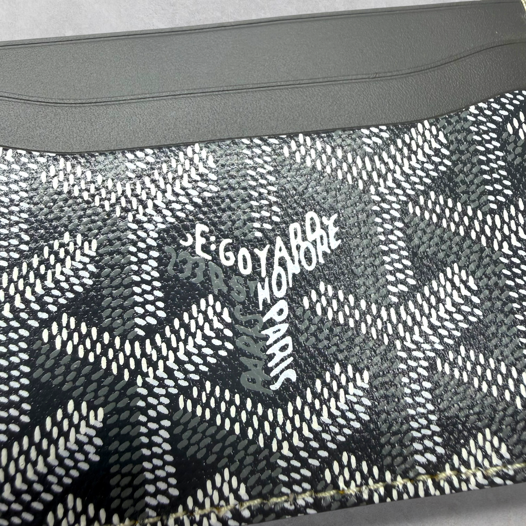 Goyard Saint-Sulpice Card Wallet Gray
