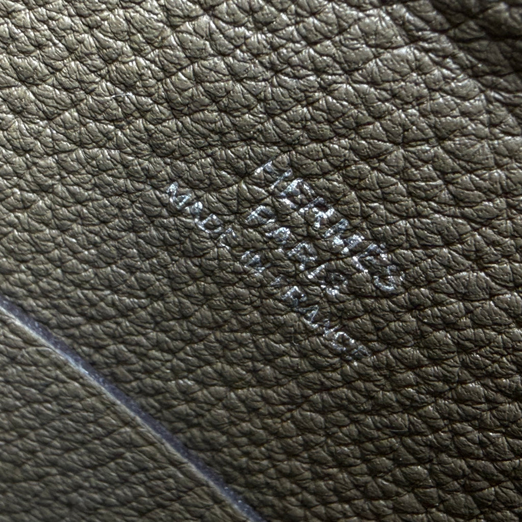Hermes Etoupe Videpoches Bag