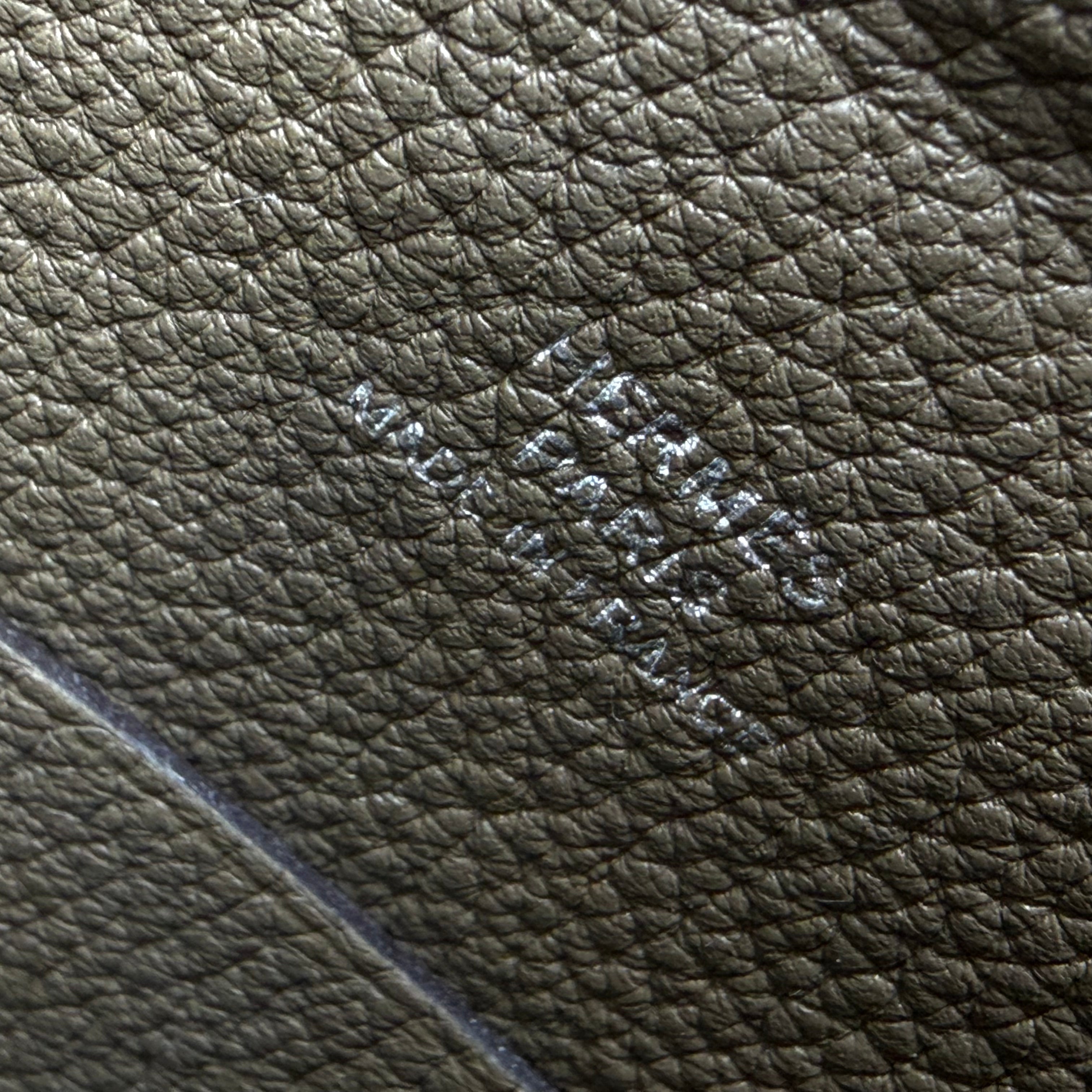 Hermes Etoupe Videpoches Bag